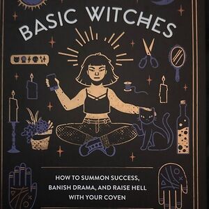 Basic Witches Book - Black and Gold Cover